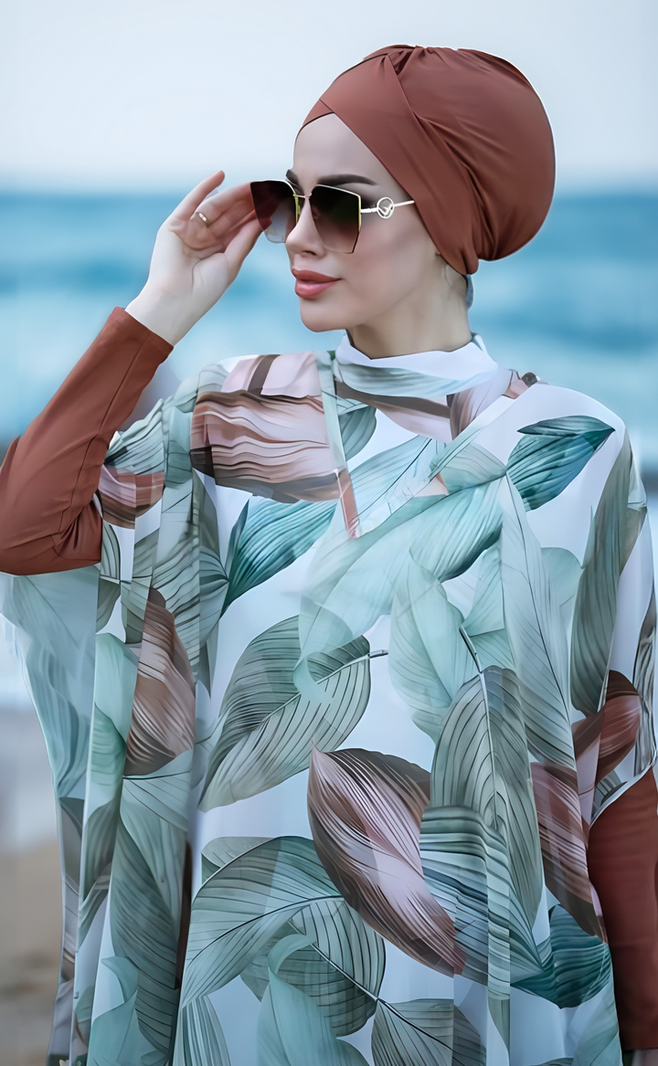 Maillot de bain musulman avec paréo Aysha - aya burkini