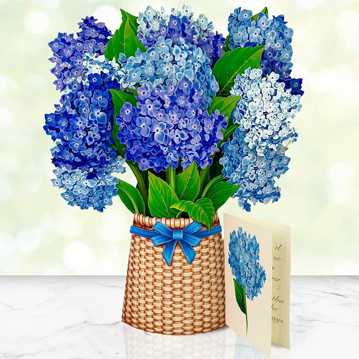 Mother's Day 3D Flower Bouquet Greeting Card Pop-Up Handicraft Creative Blessing Gift