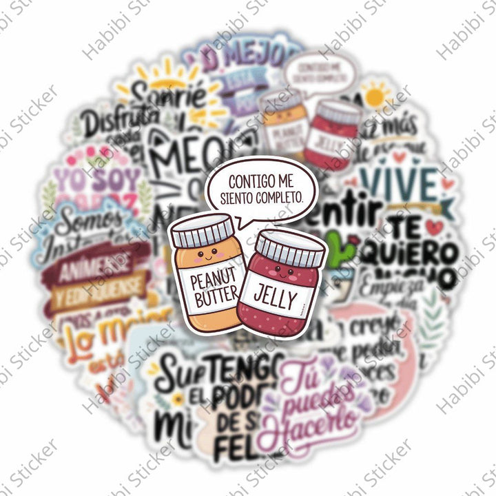 25pcs Spanish Inspirational Sticker Design, Positive Phrase Decoration, Perfect for Home Office Use, Add Positive Atmosphere, Inspire Confidence and Courage, Fun Life Accent, Enhance Happiness